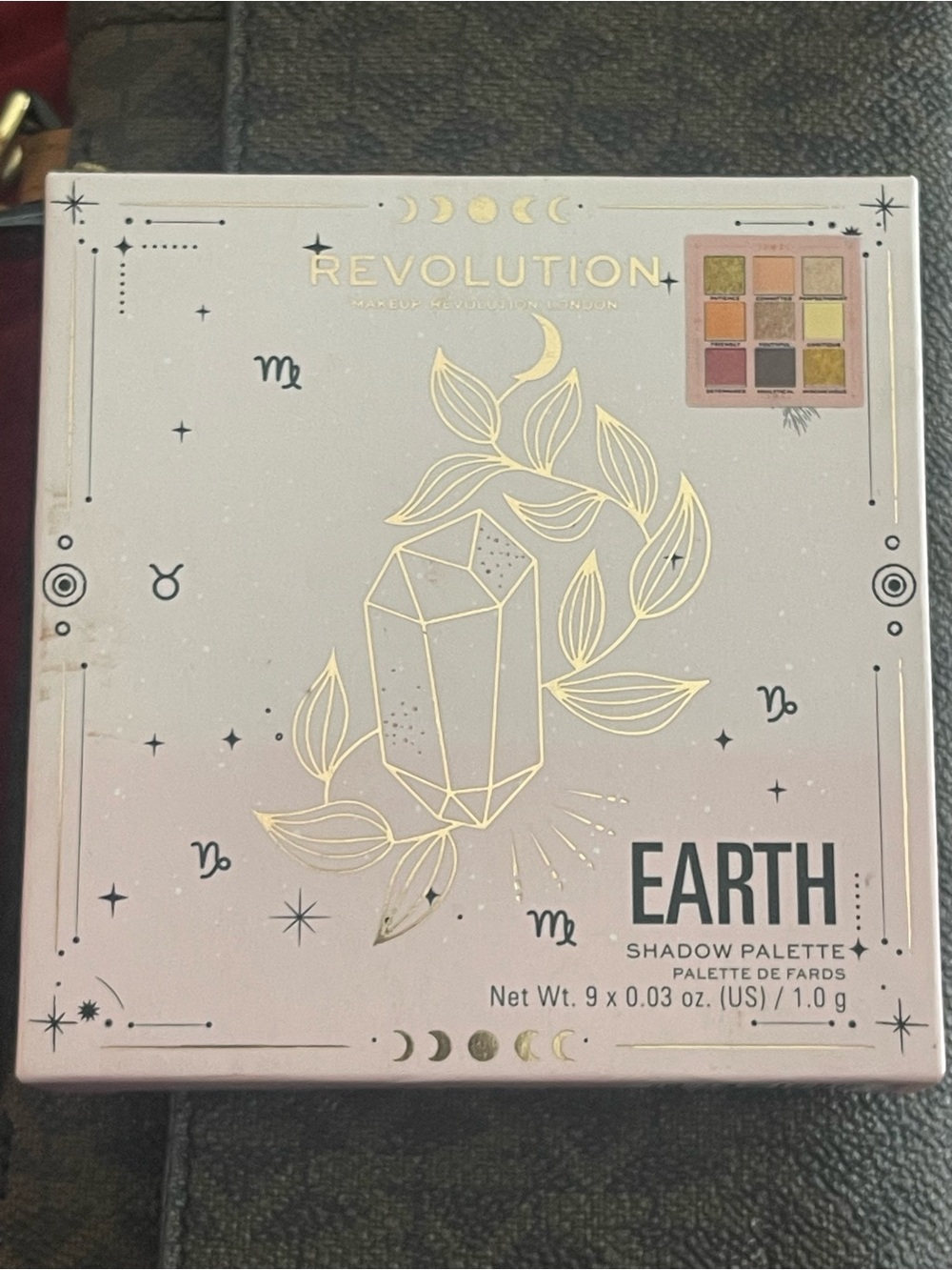 Revolution Earth Shadow Palette - Pink & Gold Accents